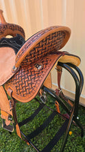 Load image into Gallery viewer, Cowboy Pro Basket Barrel Saddle
