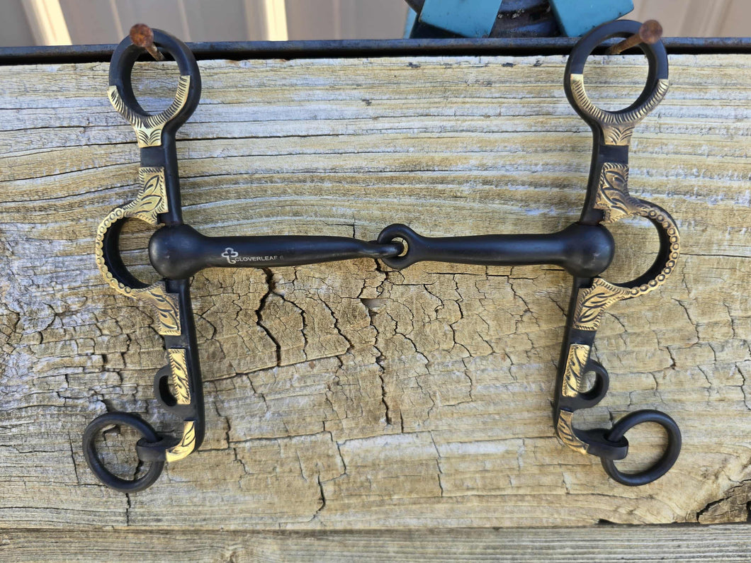 Black Argentine Snaffle Bit