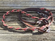 Load image into Gallery viewer, Blood Knot Leather Reins
