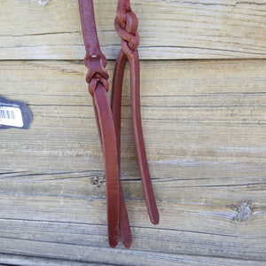Oiled Split Reins with Popper