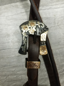 Floral Buckle Headstall