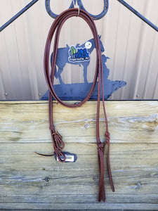 Oiled Split Reins with Popper