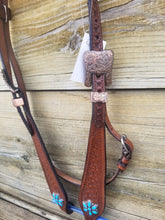 Load image into Gallery viewer, Tooled Browband Headstall
