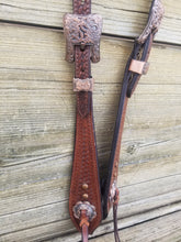 Load image into Gallery viewer, Tooled One Ear Headstall
