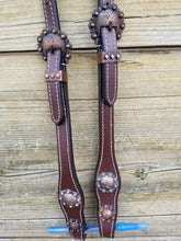 Load image into Gallery viewer, Antiqued Concho Headstall
