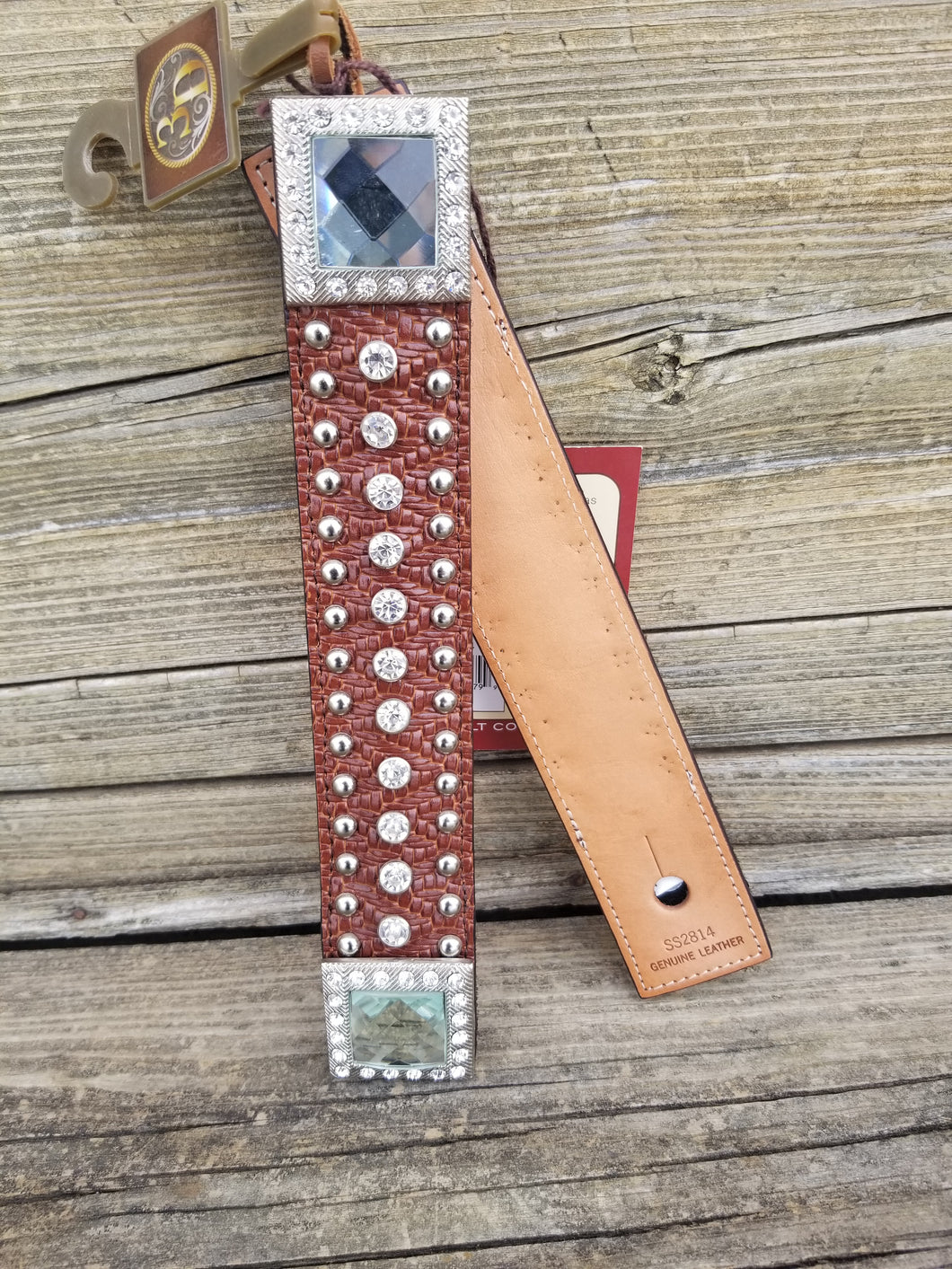 Brown Diamond Spur Straps