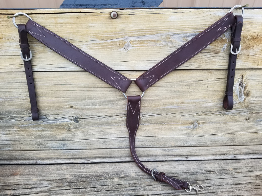 Chocolate Oiled Breast Collar