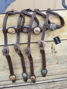 Braided One Ear Headstalls