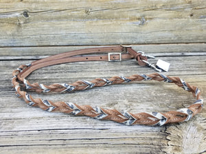 Cheetah Laced Reins