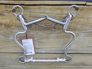 Walt Woodard 1/2" Shank Snaffle Bit