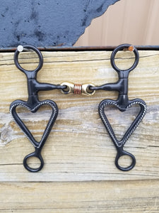 Heart Shank Pony Dogbone Bit