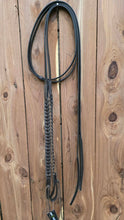 Load image into Gallery viewer, 8' Oiled Braided Split Reins 5/8"
