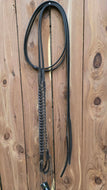 8' Oiled Braided Split Reins 5/8