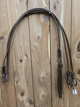Load image into Gallery viewer, 50" Leather Romel Reins w Popper
