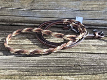 Load image into Gallery viewer, Blood Knot Leather Reins
