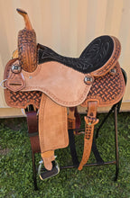 Load image into Gallery viewer, Cowboy Pro Basket Barrel Saddle
