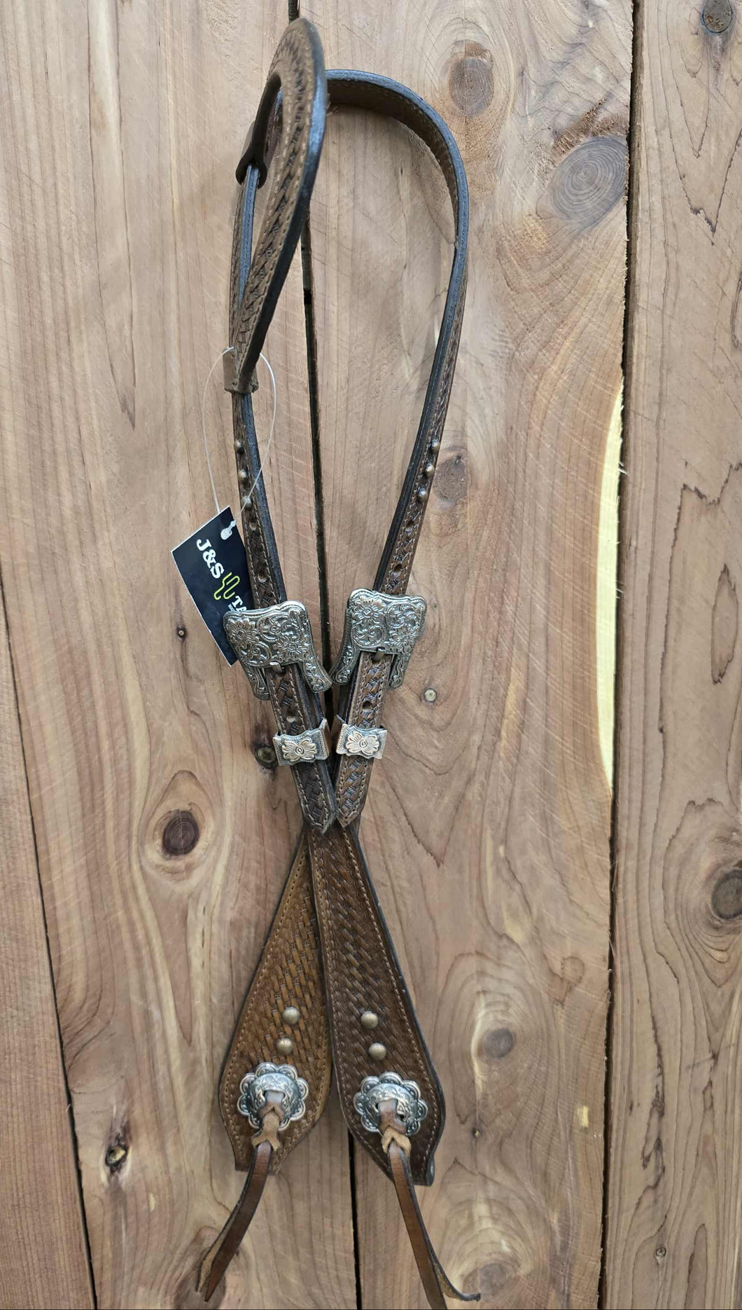Tooled One Ear Headstall