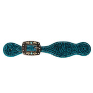 Women's Spur Straps Aqua Floral