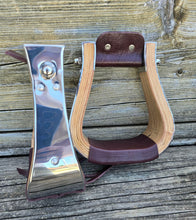 Load image into Gallery viewer, 3" Wood Metal Bound Stirrups
