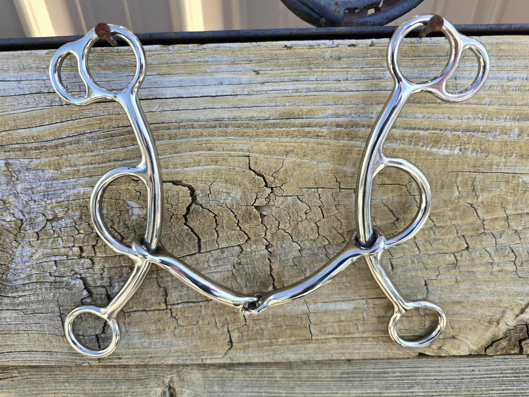 Smooth Snaffle Gag Bit