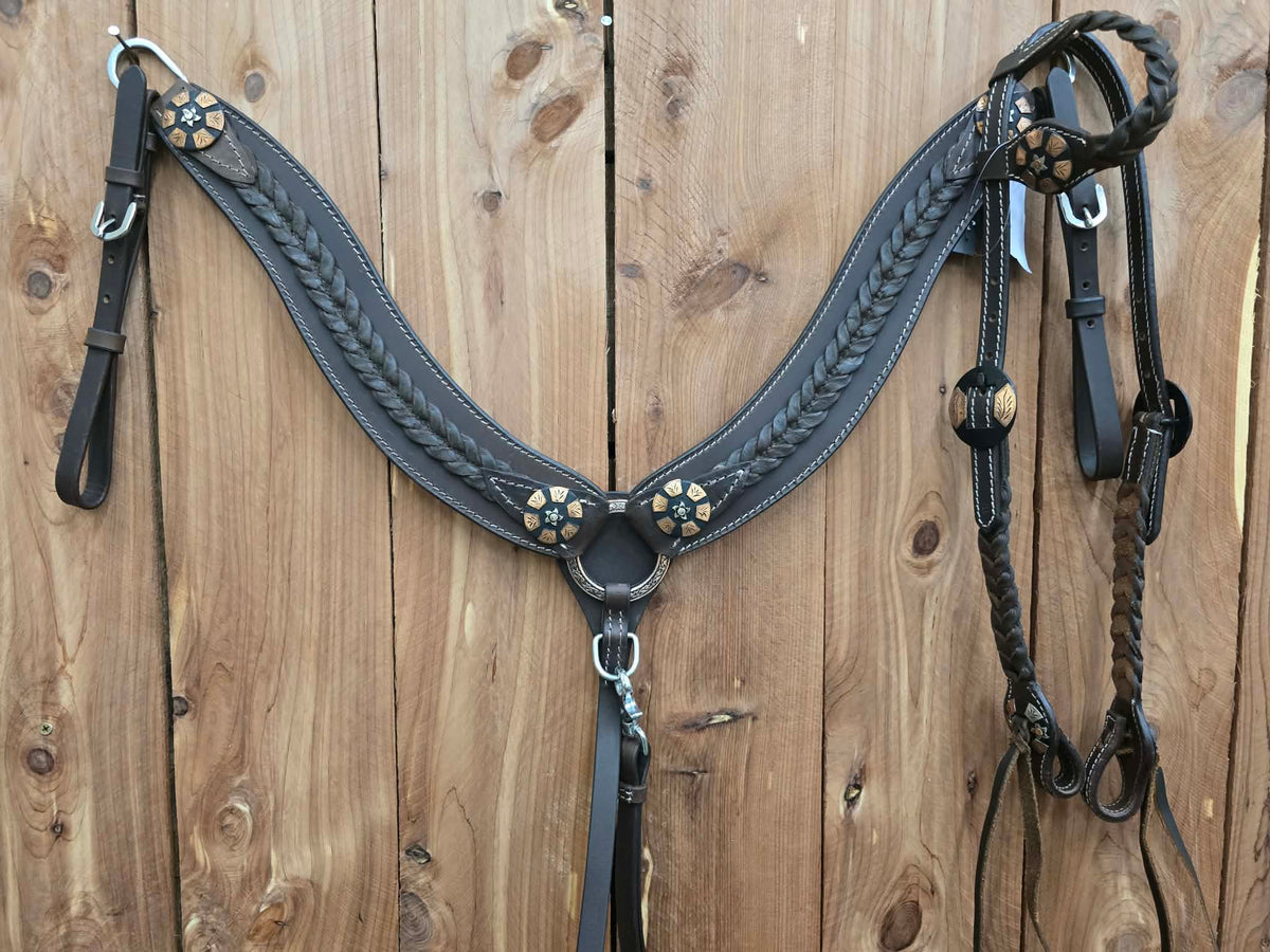 Chocolate Braided Tack Set – J and S Tack