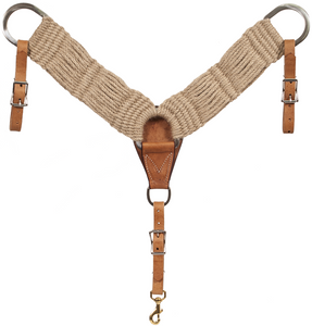 100% Mohair Tan Breast Collar