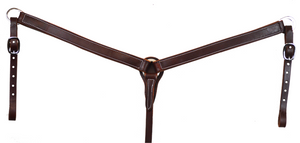 1 1/4" Cutter Leather Breast Collar