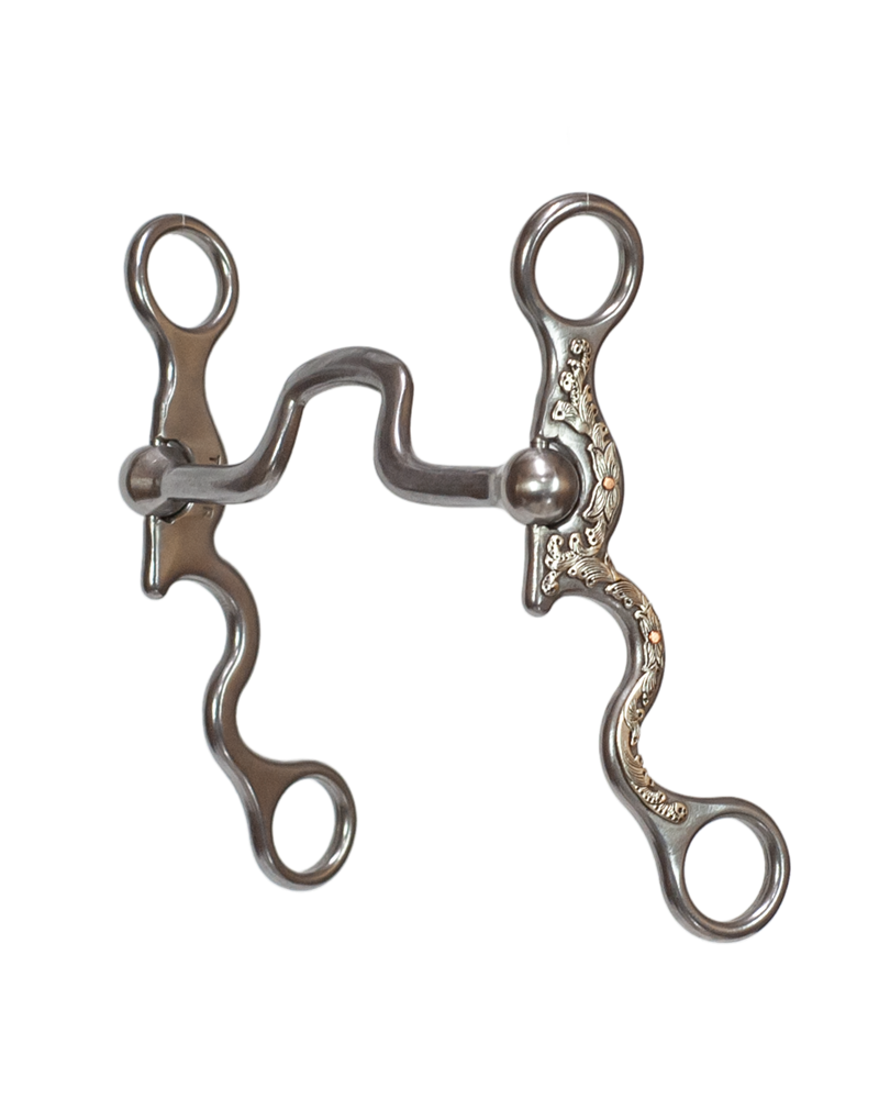 Tyler Chrome Floral Square Port