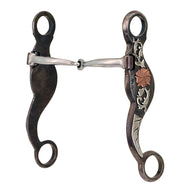 Desert Rose Shank Snaffle Bit