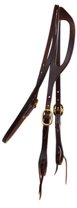 5/8" Slot Ear with Throat Latch Double Buckle