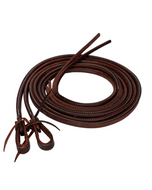 Rolled & Sewn Leather Split Reins