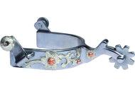 Professionals Choice Youth Silver Floral Spur