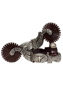 Tyler Mens Antique Longhorn Spurs