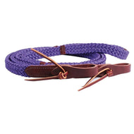 Purple Nylon Quiet Control Reins