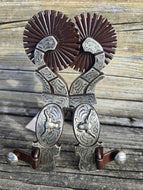 Tyler Mens Antique Longhorn Spurs