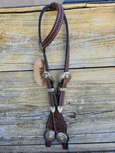 Load image into Gallery viewer, Cowperson Tack Floral Headstall
