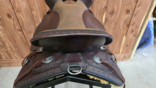 Load image into Gallery viewer, 18" Circle Y Apache Walnut Trail Saddle
