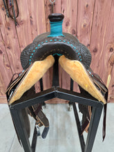 Load image into Gallery viewer, HR Turquoise &amp; Chocolate All Around
