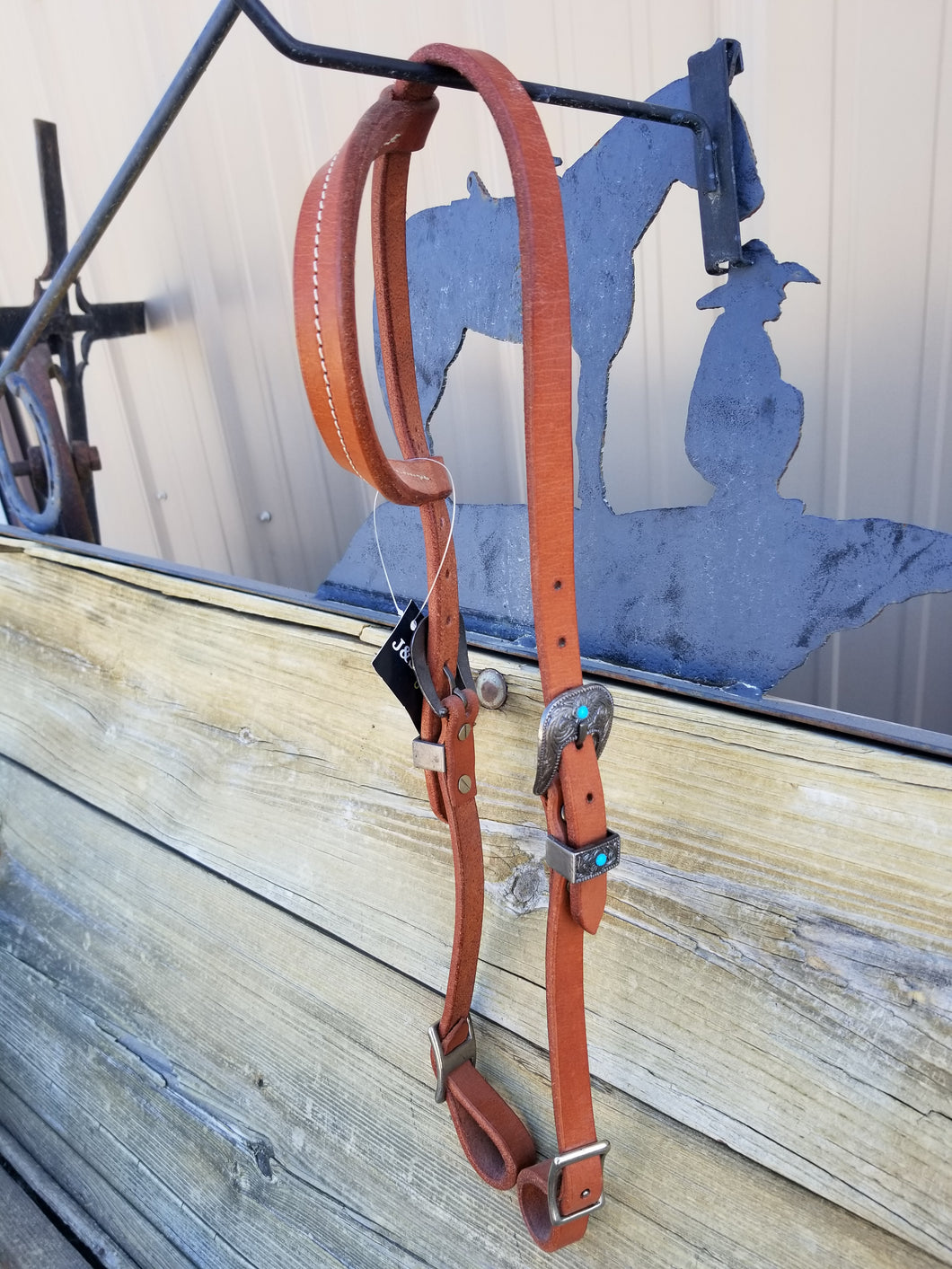 Silver Buckle Headstall