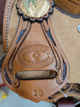 Load image into Gallery viewer, Cloverleaf 6 Sunflower Pattern Barrel Saddle
