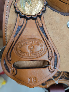 Cloverleaf 6 Sunflower Pattern Barrel Saddle
