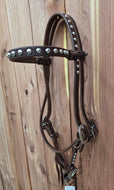 Silver Dotted Browband