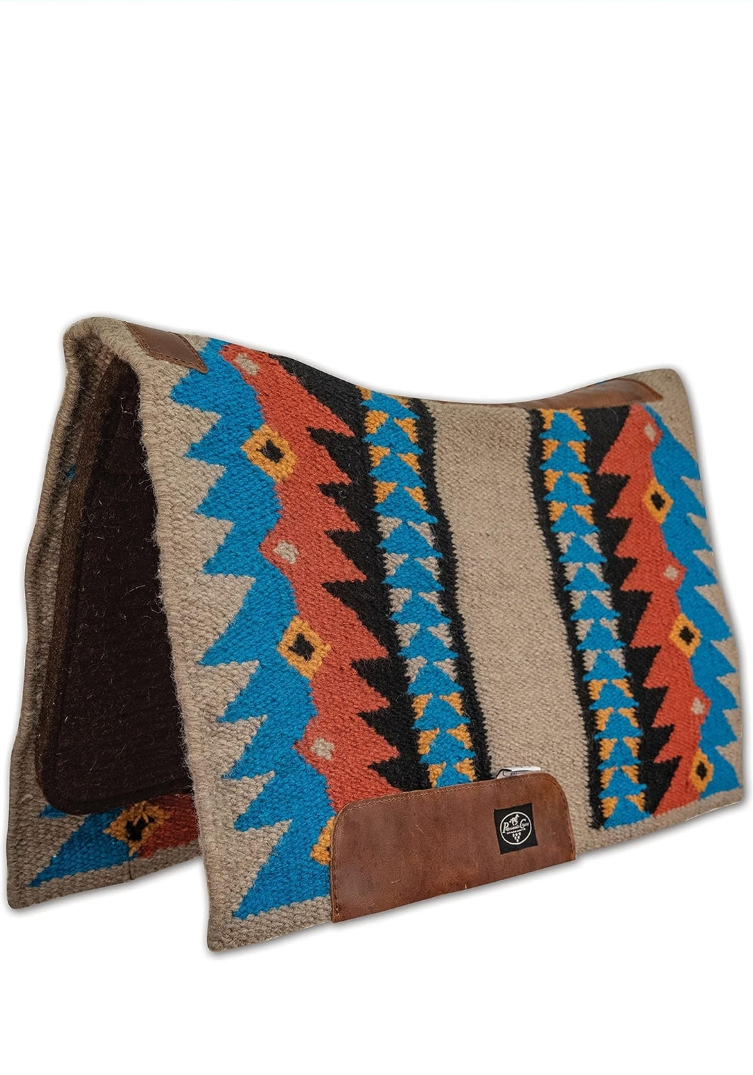 Professional's Choice Fuse Saddle Pad | Navajo Top with Steam-Pressed Bottom 3/4