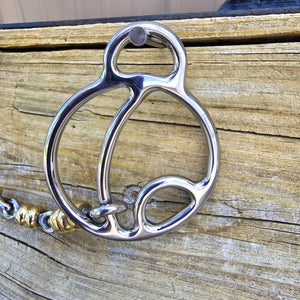 Locked Moon Dogbone with Beads
