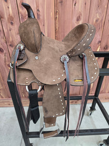 10" Chocolate Buckstitch Youth