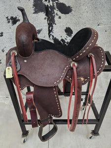 SRS Black Seat Barrel Saddle