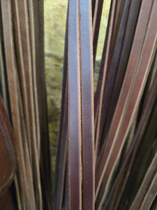 8' Oiled Harness Leather Split Reins