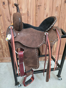 SRS Black Seat Barrel Saddle