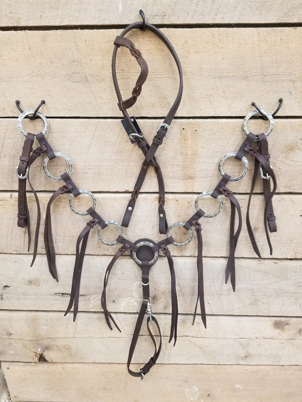 Ring Tack Set with Fringe