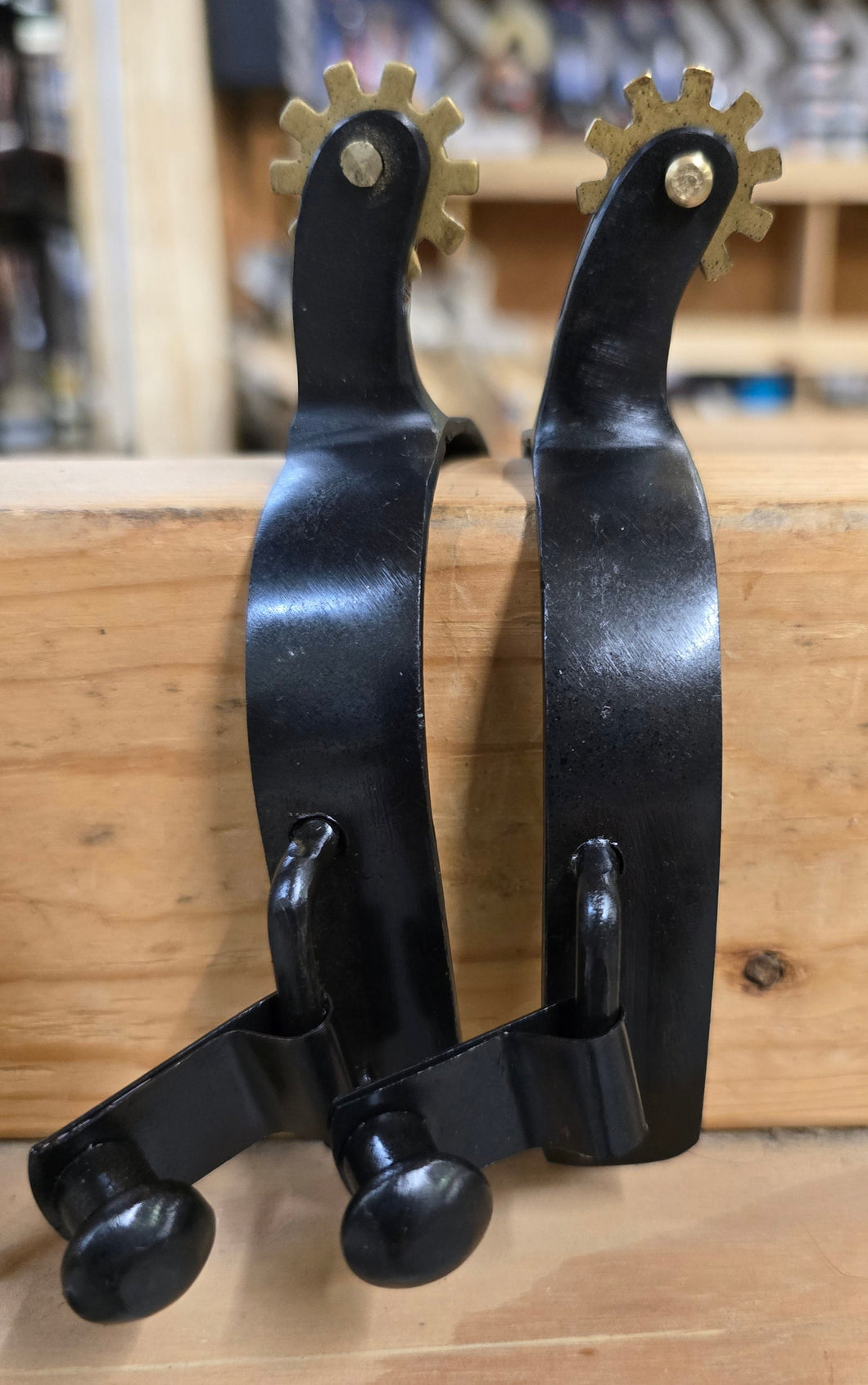 Black Unisex Spurs